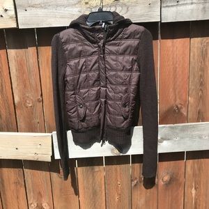 Brown Sweater Jacket Medium